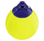 UV Resistance Dock Bumper Ball Inflatable PVC Yellow Mooring Buoys Round Boat Fenders